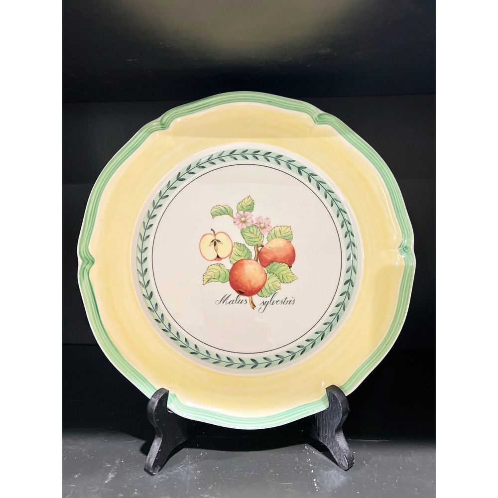 Villeroy & Boch French Garden Valence Dinner Plate Malus Sylvestris Apple 10.5"